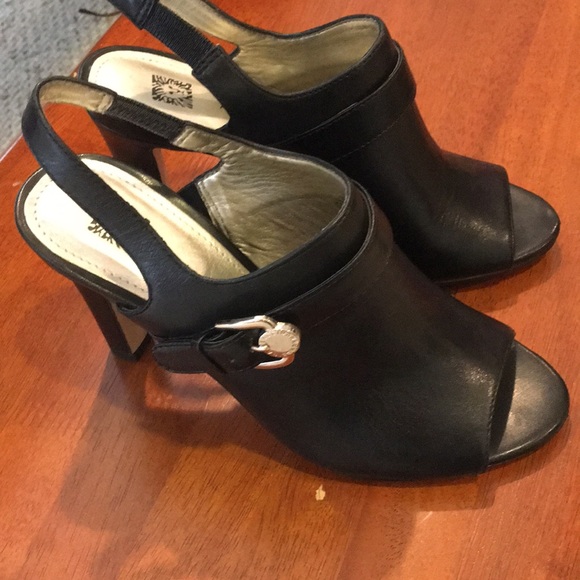 Cute black high heeled sandals - Picture 4 of 5